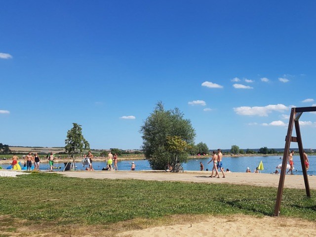 Jezero Konětopy - pohled na jezero