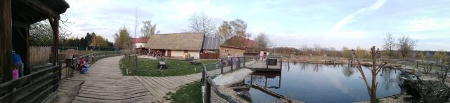 Panoramatický pohled na areál Zooparku Milíčov